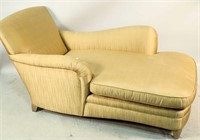 DONGHIA CHAISE LOUNGE WITH SILK UPHOLSTERY