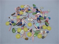 Assorted Stone Cabochons 196gm