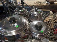 Set of 6 Stainless Steel Cookware Set