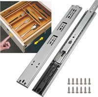 10 pairs -Push to Open Drawer Slides Ball Bearing