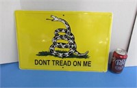 Don't Tread on Me Sign Metal