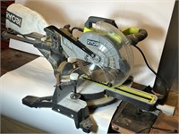 Ryobi Sliding compound miter saw with laser guide