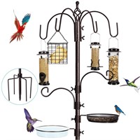 YINGYM 6-Hook Bird Feeding Station Kit Wild Bird F