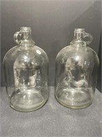 2 Glass Cider Jugs - 160oz