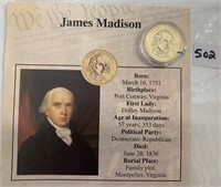 U.S. James Madison Coin