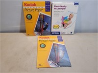 NEW Kodak Picture Paper 2 Packs@15 Sheets + Photo