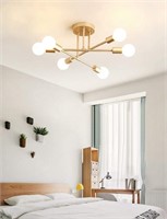 Dellemade Sputnik Modern 6 light chandelier