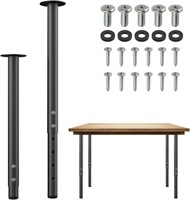 IRONDIY 2PCS 22 -35.5 Adjustable Table Legs