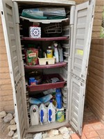 Rubbermaid Storage Cabinet plus Contents