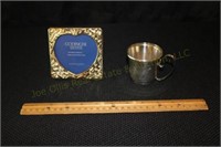 Baby Cup & Silver-Plated Photo Frame 4 x 4