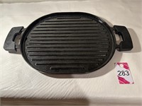 NuWave Cast Iron Coated Oval Grill...