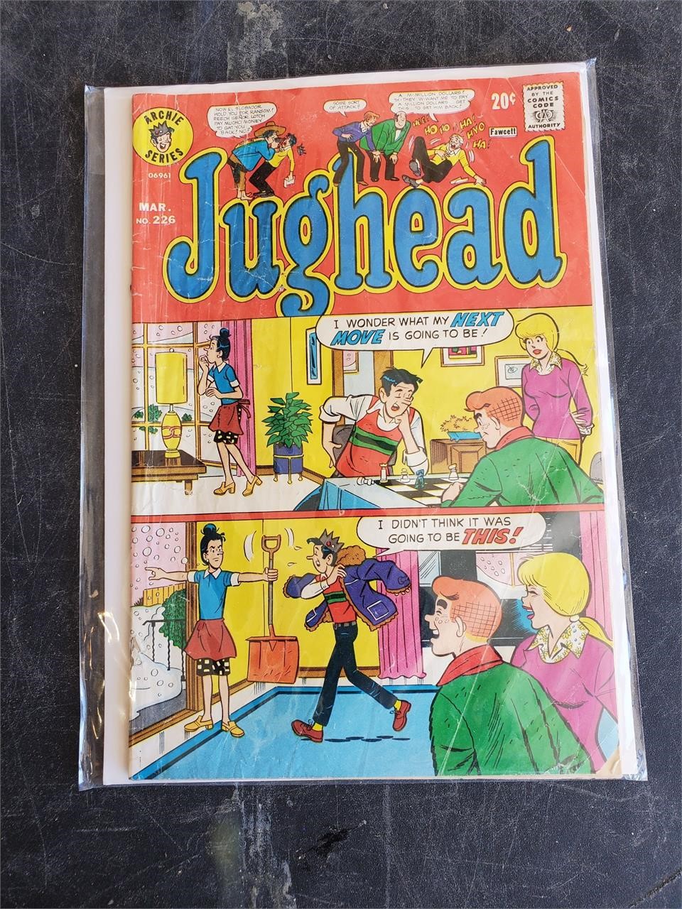 Archie Series 1974 March . Number 226 Jughead