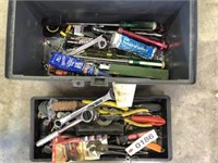 Assortment of Hand Tools and Tool Box