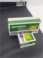 2x REMINGTON UMC 9MM  50PK