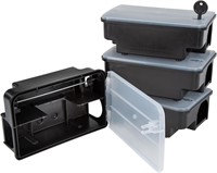 Mouse & Rat Trap  Bait Station  4-Pack