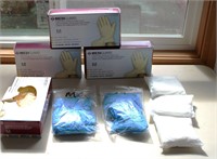 Medical New & Used Rubber Gloves Lot