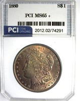 1880 Morgan MS65+ LISTS $900