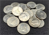 (18) 1976 Bicentennial Kennedy Half Dollars