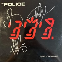 The Police Autographed Album Cover