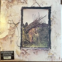 Led Zeppelin Autographed Album Cover (Plant , Page