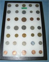 Collection of world coins