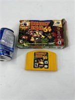 Donkey Kong , jeu de Nintendo 64 avec boite