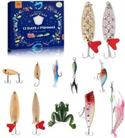 SEALED-Christmas Fishing Countdown Calendar x2
