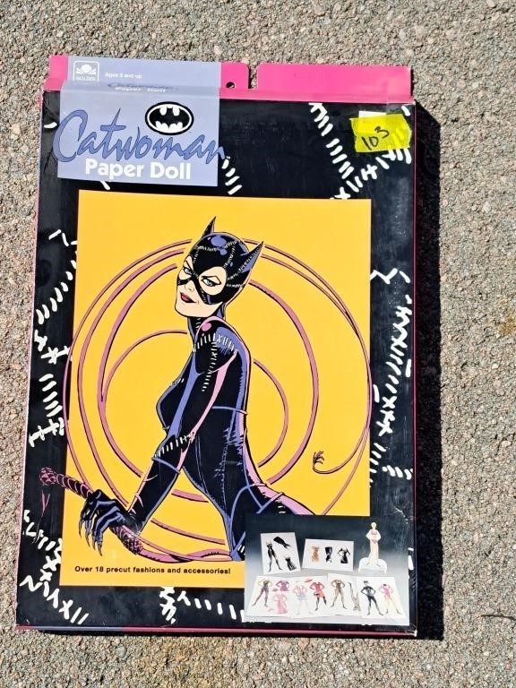 1992 Golden Catwoman paper doll