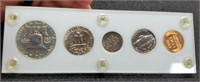 1956 Proof Set In Capitol Holder, High Grade Set