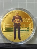 Donald Trump wrestler challenge coin