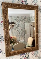 35x47 gold framed wall mirror