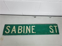 Sabine St sign