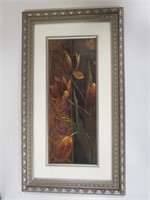 Framed & Matted Picture of Tulips