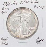 1990 1 OZ American Eagle Silver Dollar Coin RARE