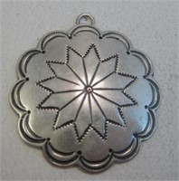 NA Pressed SS  Pendant - Hallmarked