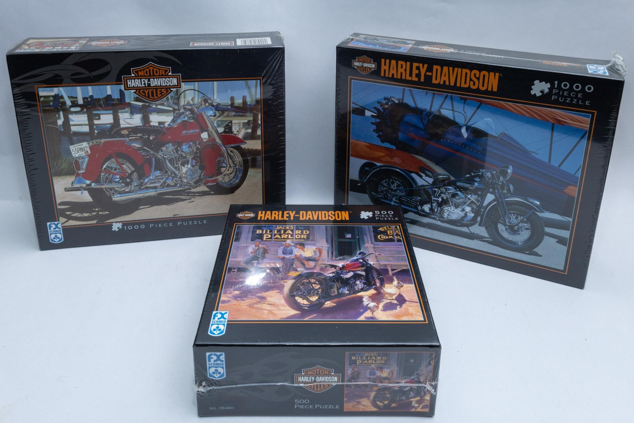 Three new Harley Davidson jigsaw puzzles