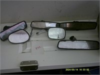 Box of rear view mirrors