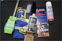 Basket of Cleaning Supplies - See Pictures