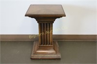 Vintage Wooden Pedestal Plant Stand