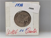 1938-S 90% Silver Washington Quarter
