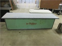 Very large vintage Dr Pepper cooler