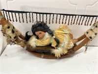 Native American Porcelain doll