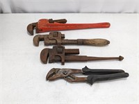 (4) Assorted Plumbing Tools