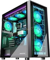 MUSETEX PC Case  7 Fans  360mm  Black  G08S
