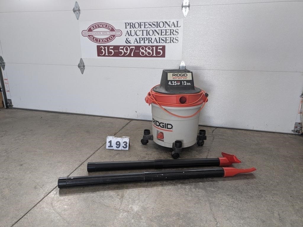 Ridgid 12 Gallon Shop Vac