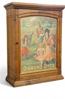 Diamond Dyes Country Store Cabinet.