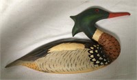 Bob Lee Hand Carved & Painted Duck Wall Plaque