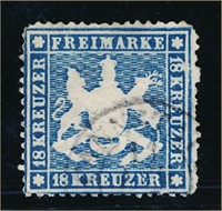 GERMANY WURTTEMBERG #29 USED FINE