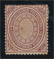 GERMANY N CONFEDERATION #12 MINT AVE OG HR