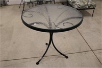 Wrought Iron round patio table